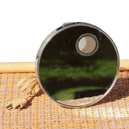 Ancien miroir loupe barbier - loupe,