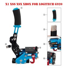 14Bit USB3.0 Handbrake pour Racing Games Steering Wheel Stand G920 X1 XBOX Bleu'