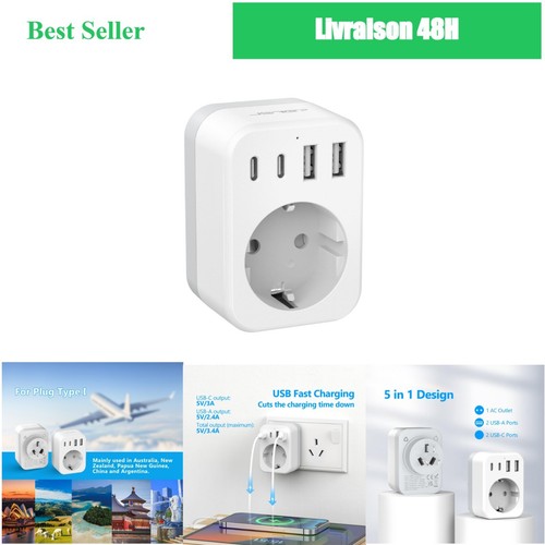 Adaptateur prise - adaptateur,