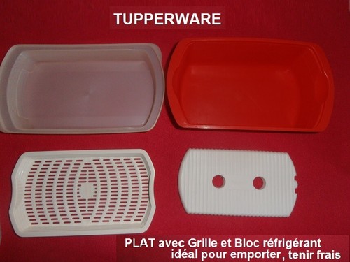 Tupperware plat bloc - tupperware,