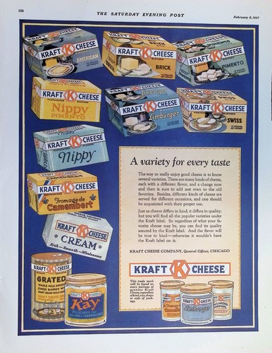 Original 1927 kraft - original, ad