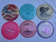 Lot Of 6 Latitude 64 Disc Golf Bolt, Grace, Fuse, Diamond, Rive, River Used