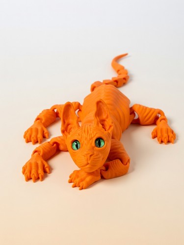 Articulated sphynx cat 30cm - articulated,