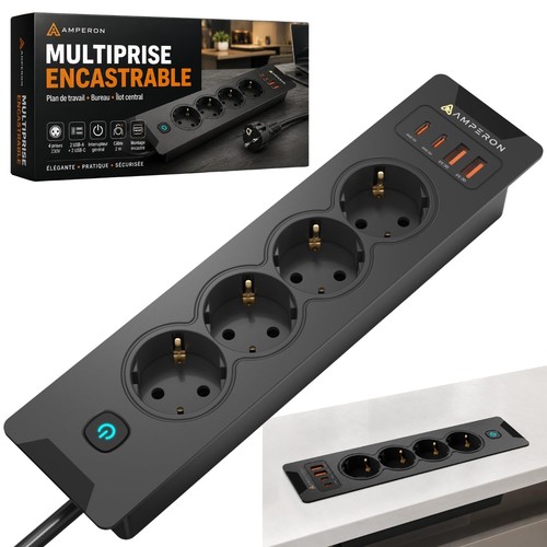 Multiprise encastrable plan - multiprise,