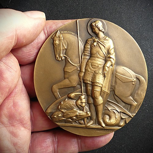 Medaille bronze saint - en,