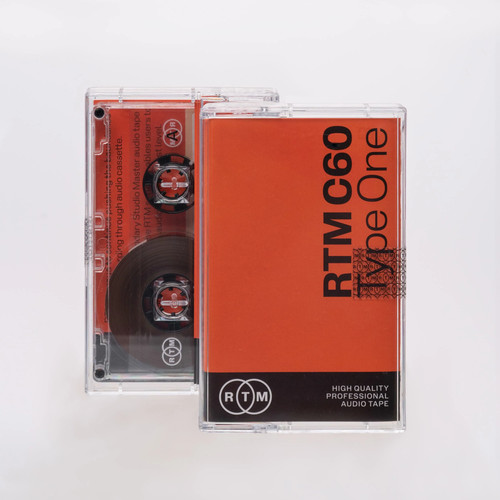 Rtm blank audio cassettes c60 - rtm,