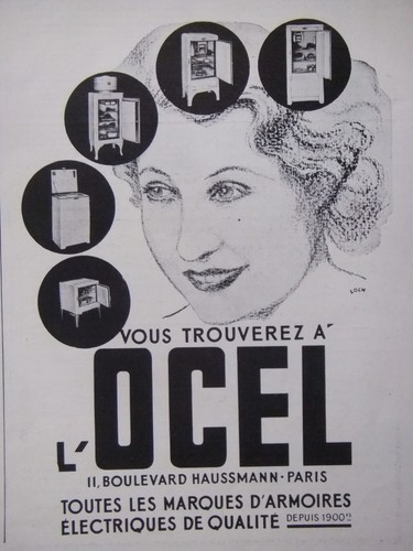 Publicité presse 1935 ocel - publicitÉ, de
