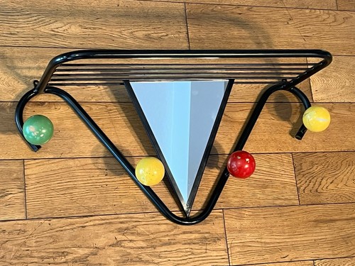 Vintage portemanteau miroir - vintage,