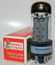1 X Genalex Gold Lion U77 / GZ34 / 5AR4 Tube De Redressement, Neuf Dans La Boîte