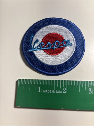 Vespa scooter embroidered - vespa,
