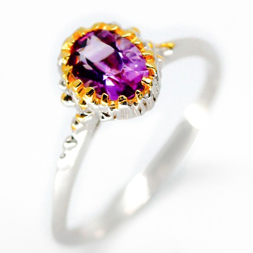 Bague améthyste naturelle - améthyste,