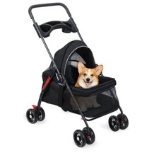 Poussette Chien Chat 4 Roues