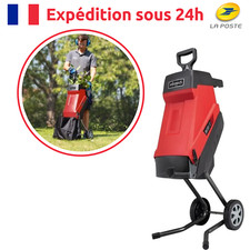 Broyeur de Végétaux Électrique et Facile à Utiliser Déchets Verts 2400W