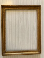 cadre ancien doré patiné