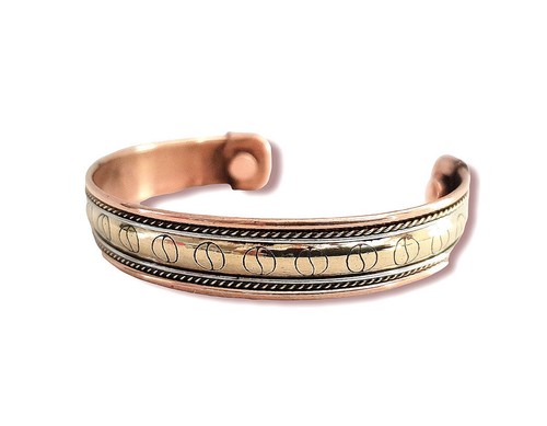 Bracelet magnétique cuivre - bracelet,