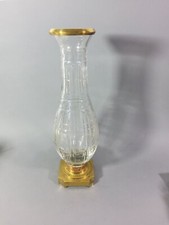 Vase ancien cristal taillé