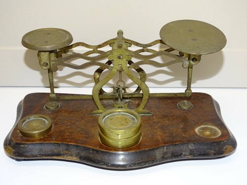 Ancienne balance bureau - -ancienne, de