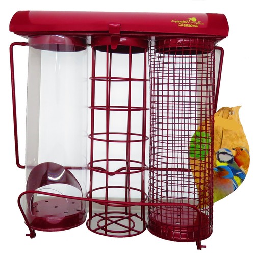 Mangeoire trio grenat x - trio,