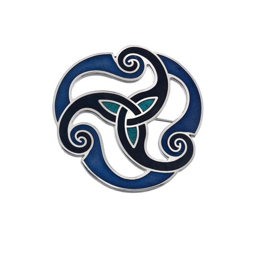 Broche triskèle celtique