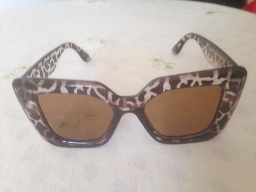 Lunettes carrées motif - lunettes, à