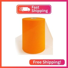 OrangeTulle Fabric Roll 6 Inch