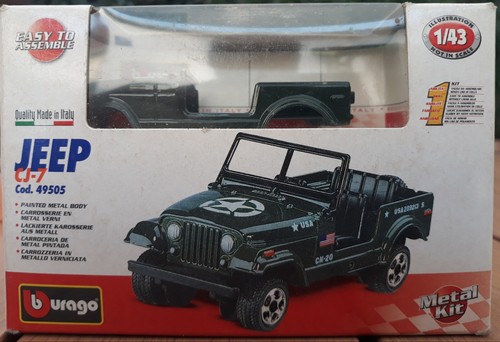 Bburago metal kit jeep - 1/43,