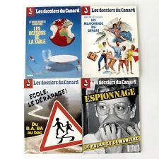 Les dossiers du canard lot de 4 revues N°6-7-15-28-Les dessous de la table Ecole