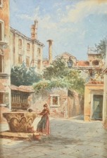 Vue de la ville | Aquarelle |