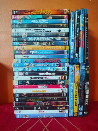 Lot varié dvd blu ray - et, blu-ray