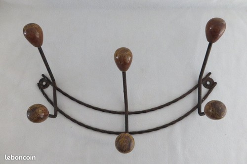Ancien porte manteau - manteau, fer