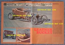1923 Ford T-Bucket Roadster Vintage Street Rod Article "Leather Bucket"