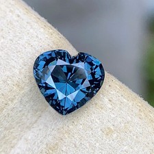 Cobalt Blue Spinel – Heart Shape – Unheated – 3.20 ct