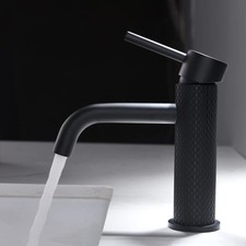 Black bathroom mixer - washbasin tap