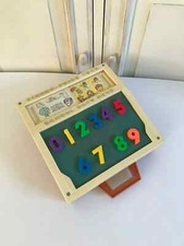 9 ⚜️ Vintage Fisher Price Table Desk Toy Year 1972 Ref 176