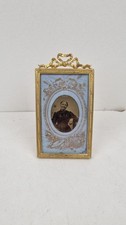 Cadre, bronze, laiton, doré, Portrait, Photo, Napoléon III, Ancien. 