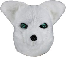 Mouth Mover Fox Mask,Fursuit Fox Mask Moving Jaw,Movable Mouth Animal Mask