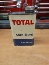 ancien bidon huile vide total