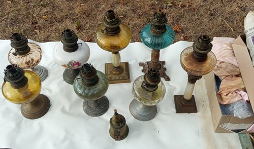 Lots lampes pétrole - lots, à
