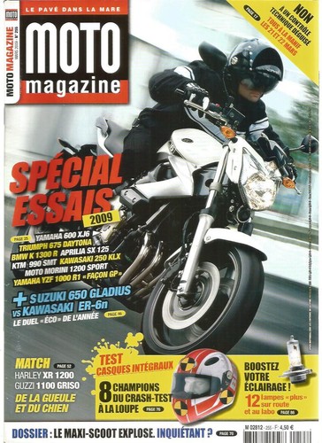 Moto magazine 255 yam - moto, n°255