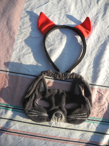 Deguisement masque velours - deguisement,