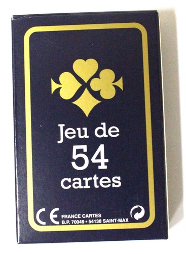 Jeu cartes brigde poker - 54,