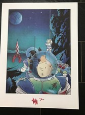 affiche poster Tintin On a
