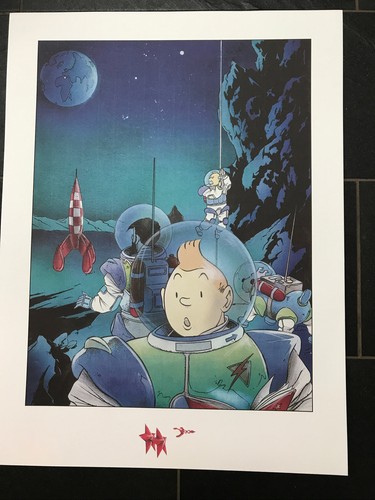 Affiche poster tintin - affiche,