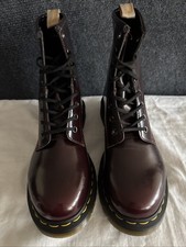 Doc Martens Cherry Vegan Boots, Brand New, Women’s Size 8