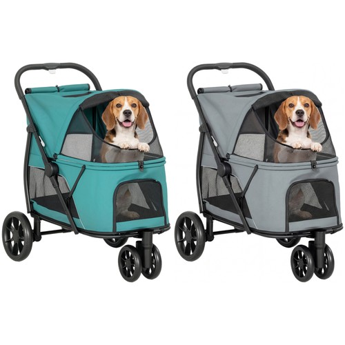 Pawhut wheel pet stroller - 3,