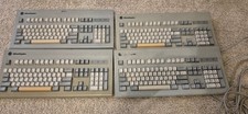 SGI Silicon Graphics Keyboard Lot of 4 ,9500900,Half Keys Not Working, Read !