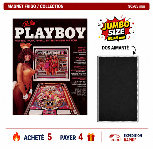 Magnet frigo playboy - playboy, bally