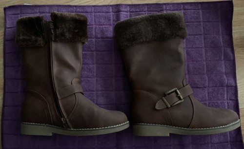 Bottes marrons fourrées