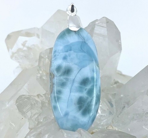 Pendentif larimar pierre - larimar,