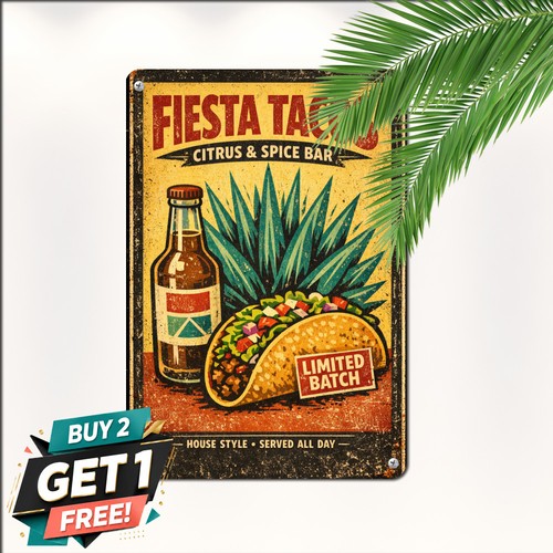 Tacos and tequila sign - tequila,
